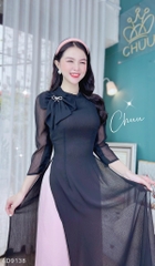 Áo Dài 4T Cổ Xếp AD9138 (áo lẻ)