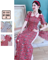 Áo dài cột dây bèo Victory AD8061 (áo lẻ)