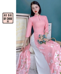 Áo Dài TT Hoa Chân 5 Ngọc AD9251
