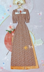 Áo Dài Nơ Chít 2cm AD8057 (áo lẻ)