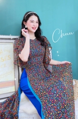 Áo Dài 4T Tay Đắp AD9140 (áo lẻ)