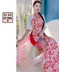 Áo Dài Gấm Nhã Kỳ AD1353 (áo lẻ)