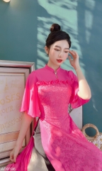 Áo Dài 4T Hoa Ép AD9196 (áo lẻ)