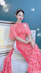 Áo Dài 4T Tay Đôi AD9184 (áo lẻ)