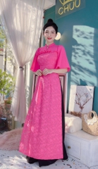 Áo Dài 4T Hoa Ép AD9196 (áo lẻ)