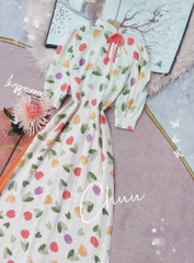 Áo Dài Xốp Cổ Lệch AD9167 (áo lẻ)
