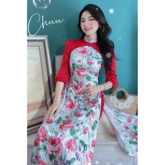 Áo Dài Hoa Chinadoll AD9123 (áo lẻ)