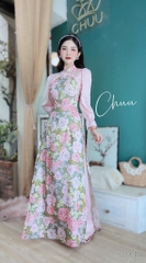 Áo Dài Hoa Chinadoll AD9123 (áo lẻ)