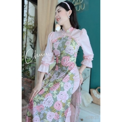 Áo Dài Hoa Chinadoll AD9123 (áo lẻ)