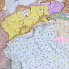 Áo Giấy Hoa Tim Bay A9330