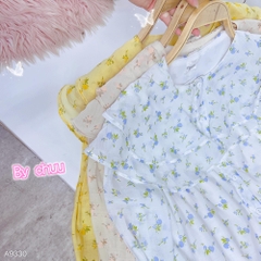 Áo Giấy Hoa Tim Bay A9330