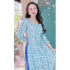Áo Dài Xốp Tay Chun AD9122 (áo lẻ)