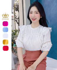Áo Sơ Mi Ren Vảy Rồng A1512