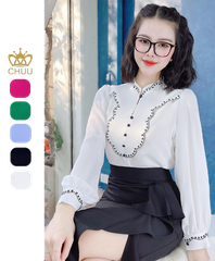 Áo Sơ Mi Viền Lucky Start A1542
