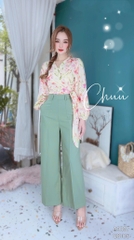 Áo Hoa Mango Đắp Chéo A9367