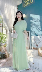 Áo Dài Tăm Tứ Thân 3T Ngọc AD9194 (áo lẻ)
