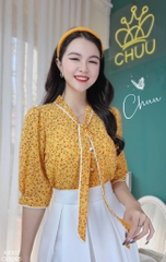 Áo Hoa Viền Bạch A9302