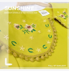 Áo Sơ Mi Thêu Nâu Tây