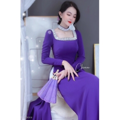 Áo Dài Ren Cổ Chooker AD8066 (áo lẻ)