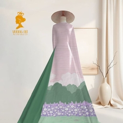 Vải Áo Dài Chân Tranh 2 mét V2000