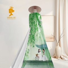 Vải Áo Dài Chân Tranh 2 mét V2000