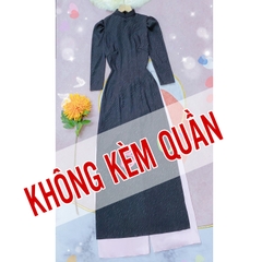 Áo Dài Gấm Tay Bồng AD8005 (áo lẻ)