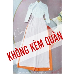 Áo Dài Gấm Tay Bồng AD8005 (áo lẻ)
