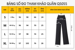 Quần Ống Suông Đai Xếp Ly Q5055