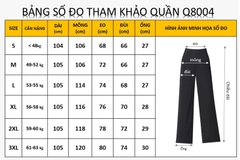 Quần Suông Trượt Đai Đúp Q8004