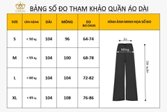 Quần Áo Dài Lụa Chéo F8008