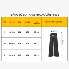 Quần Áo Dài Lụa Ý có đoạn lưng chun F8001