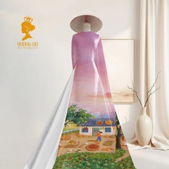 Vải Áo Dài Chân Tranh 2 mét V2000