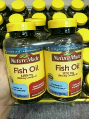 Fish Oil 1200mg Omega3 Màu Vàng 200V