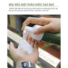 Sữa Rửa Mặt Thảo Mộc Tạo Bọt Nghệ Trắng Tảo Biển Mộc An