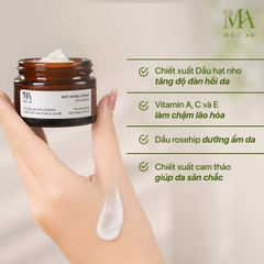 Kem Dưỡng Da Thiên Nhiên Anti Aging Cream Mộc An - Cấp Nước, Tái Tạo Làn Da