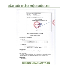 Dầu Gội Thảo Mộc Mộc An - Giảm Rụng & Mọc Tóc Tự Nhiên