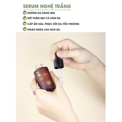 Serum Nghệ Trắng Dưỡng Sáng Da Ngừa Mụn Giảm Thâm Nám Mộc An