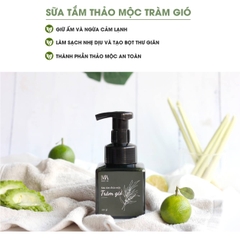 Sữa Tắm Gội Thảo Mộc Tinh Dầu Tràm Gió - Giữ Ấm & Ngừa Cảm Lạnh