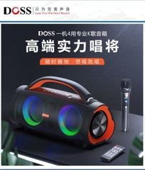 loa-bluetooth-karaoke-doss-ds-3100-kem-mic-ko-day-chong-nuoc-den-rgb