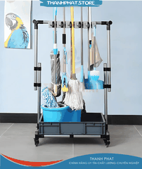 1012H - Giá treo cây lau nhà, dụng cụ làm vệ sinh, treo trưng bày (MS- FY1012H)