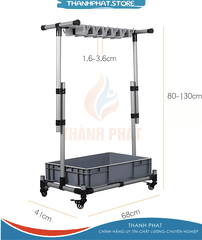 1012H - Giá treo cây lau nhà, dụng cụ làm vệ sinh, treo trưng bày (MS- FY1012H)
