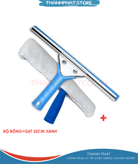 Bộ Tay Bông gạt kính inox AG35cm