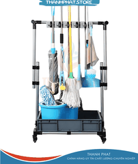 1012H - Giá treo cây lau nhà, dụng cụ làm vệ sinh, treo trưng bày (MS- FY1012H)