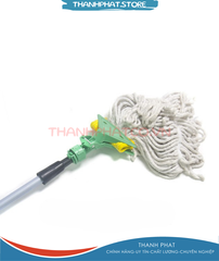 Đầu kep khăn xanh