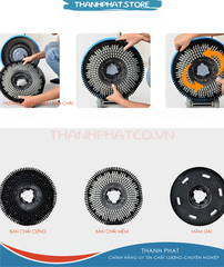 Bàn chải cứng 17inch cho máy chà sàn đơn