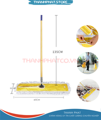 Cây đẩy khô sàn Luxury 60cm