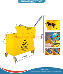 Xe vắt móp đơn 20L B-038A