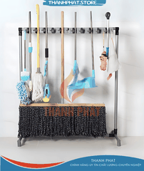 1012GD - Giá treo cây lau nhà, dụng cụ làm vệ sinh, treo trưng bày MS: FY-1012GD