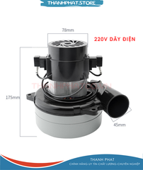 Motor hút máy liên hợp 24V