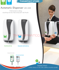 Hộp Đựng Xà Bông Treo Tường tự động Saraya UD-450 (500ml)